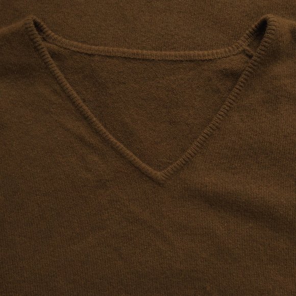 Brown V-Neck Sweater (Medium) - Picture 3 of 4